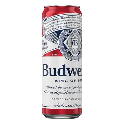 Budweiser Lager Beer 25 oz