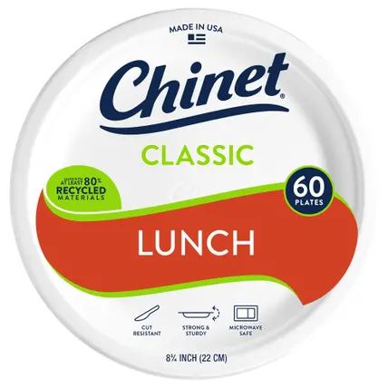 Classic Lunch 8.75 Inch Plates 60 ea