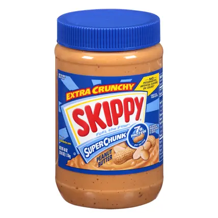 Skippy® Super Chunk® Extra Crunchy Peanut Butter 40 oz. Jar