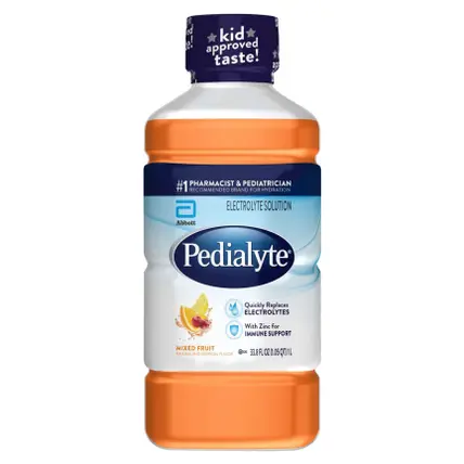 Pedialyte Mixed Fruit Electrolyte Solution 33.8 fl oz
