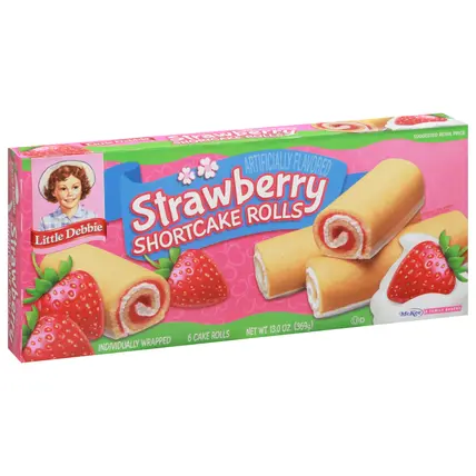 Strawberry Shortcake Cake Rolls 6 ea