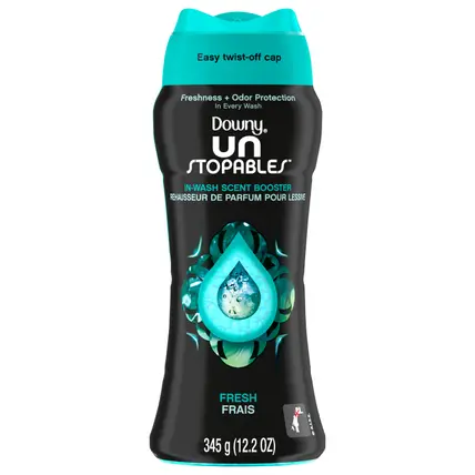 Downy Unstopables In-Wash Laundry Scent Booster Beads, Fresh, 12.2 oz