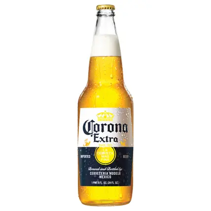 Extra Mexican Lager Beer, 24 fl oz Bottle, 4.6% ABV