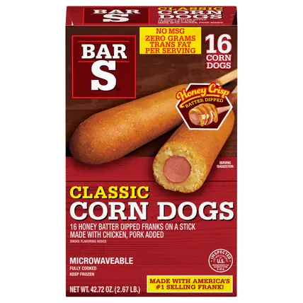 Bar-S® Classic Corn Dogs 42.72 oz. Box
