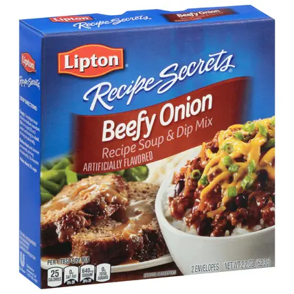 Recipe Secrets Beefy Onion Recipe Soup & Dip Mix 2 Envelopes