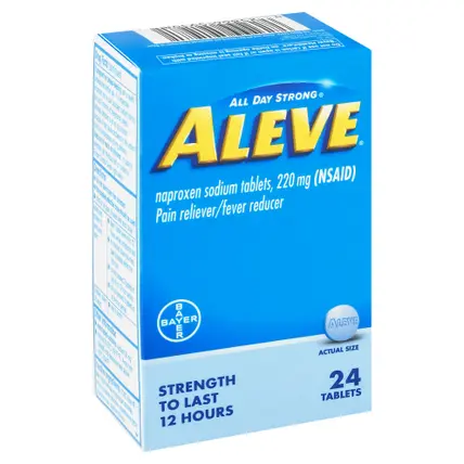 All Day Strong 220 mg Pain Reliever/Fever Reducer Tablets 24 ea Box