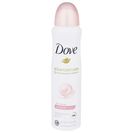 Dove Advanced Care Beauty Finish Dry Spray Antiperspirant Deodorant 3.8 oz