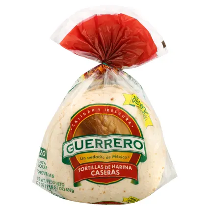 Guerrero Fajita Flour Tortillas 20 ea