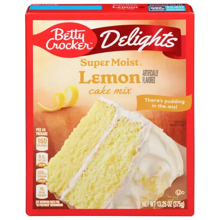 Delights Super Moist Lemon Cake Mix 13.25 oz