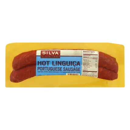 Silva Hot Linguica Portuguese Sausage 11 oz