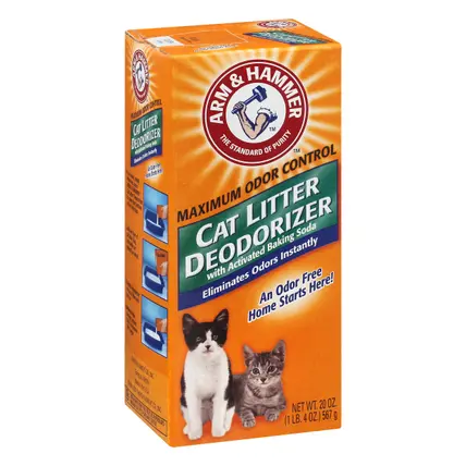 With Activated Baking Soda Cat Litter Deodorizer 20 oz