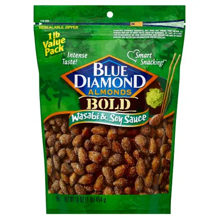 Blue Diamond Bold Almonds 16 oz