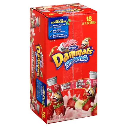 Danimals Smoothies 18 ea