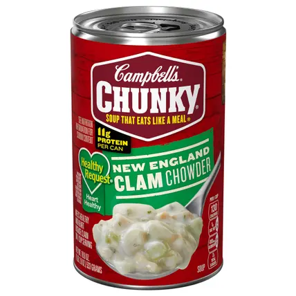 Chunky New England Clam Chowder Soup 18.8 oz