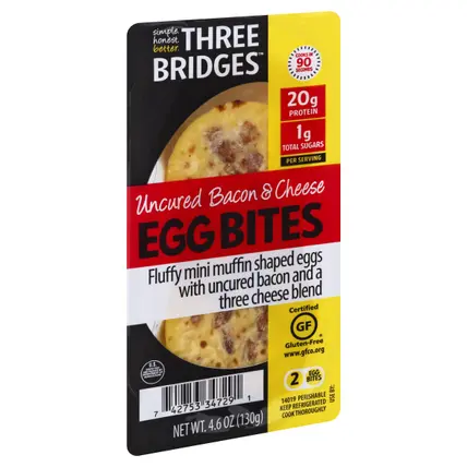 Uncured Uncured Bacon & Cheese Egg Bites 2 ea