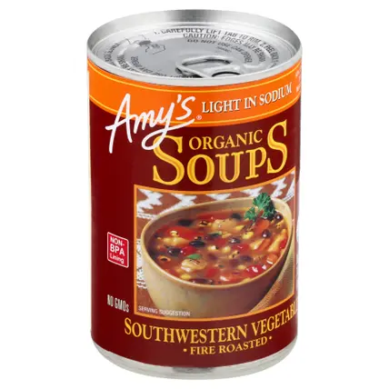Organic Fire Roasted Southwestern Vegetable Soups 14.3 oz