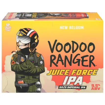 Voodoo Ranger Hazy Imperial IPA Juice Force Beer 12 - 12 oz Cans