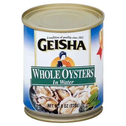 Geisha Oysters 8 oz