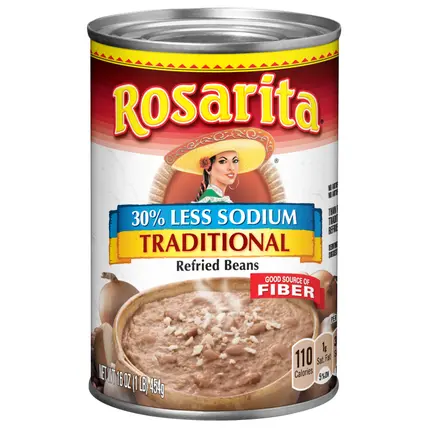 Low Sodium Refried Beans, 16 oz