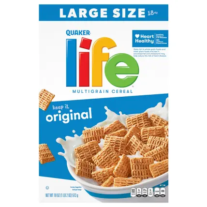 Life Large Size Original Multigrain Cereal 18 oz