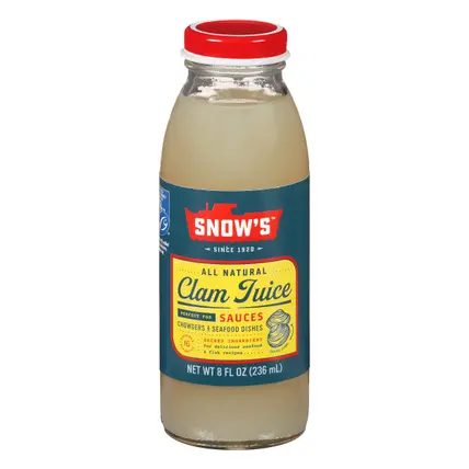 Snow's™ All Natural Clam Juice 8 fl. oz. Bottle