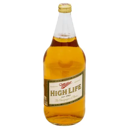 Miller High Life Beer 32 oz