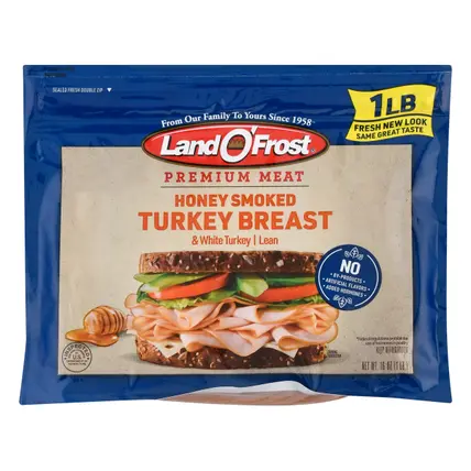 Honey Smoked Turkey Breast 16 oz