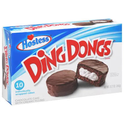 Hostess Ding Dongs Chocolate Cake 10 ea