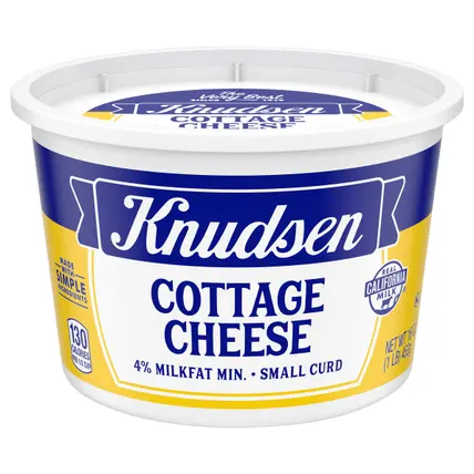 Small Curd 4% Milkfat Cottage Cheese, 16 oz Tub