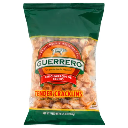 Guerrero Tender Cracklins 6.5 oz