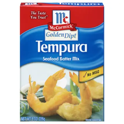 McCormick Golden Dipt Tempura Seafood Batter Mix 8 oz