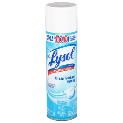 Crisp Linen Scent Disinfectant Spray 19 oz