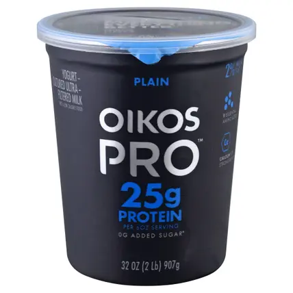 Oikos Pro Plain Yogurt 32 oz