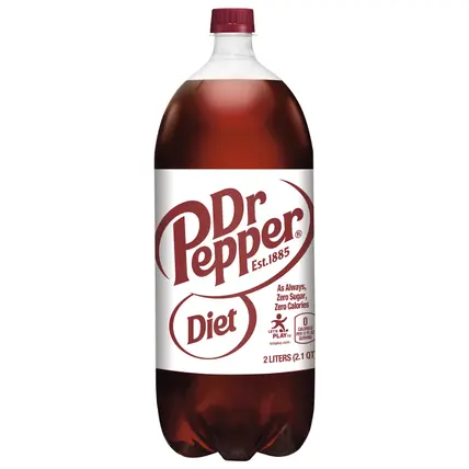 Dr Pepper Diet Soda 2.1 quart