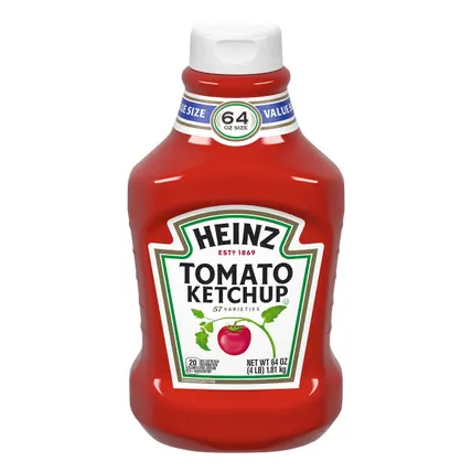 Tomato Ketchup Value Size, 64 oz Bottle