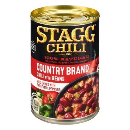 STAGG® CHILI Country Brand w/Beans Chili 15 oz. Pull-Top Can
