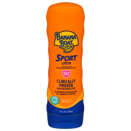 Banana Boat Sport Ultra Broad Spectrum SPF 50+ Sunscreen Lotion 8 fl oz