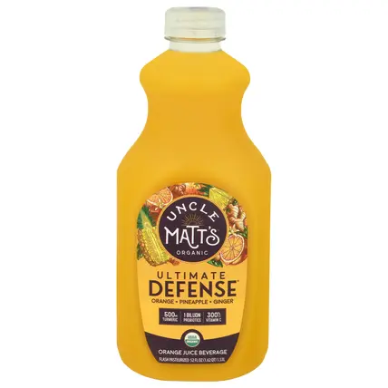 Uncle Matt's Organic Ultimate Defense Orange Juice Beverage 52 fl oz Bottle