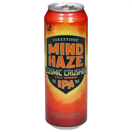 Mind Haze Juicy Imperial IPA Cosmic Crusher Beer 19.2 fl oz