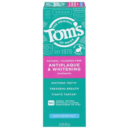 Tom''s , Peppermint Antiplaque & Whitening Toothpaste 