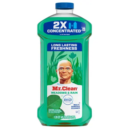 2X Concentrated Multi Surface Cleaner with Febreze Meadows & Rain Scent, 41 fl oz