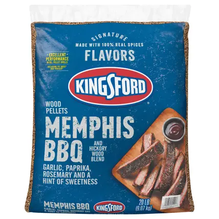 Signature Flavors Memphis BBQ and Hickory Wood Blend Hardwood Pellets