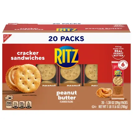 Ritz , Peanut Butter Cracker Sandwiches 
