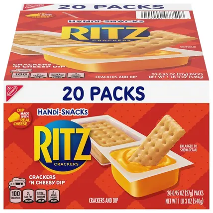 Ritz , Handi-Snacks Crackers and Dip 