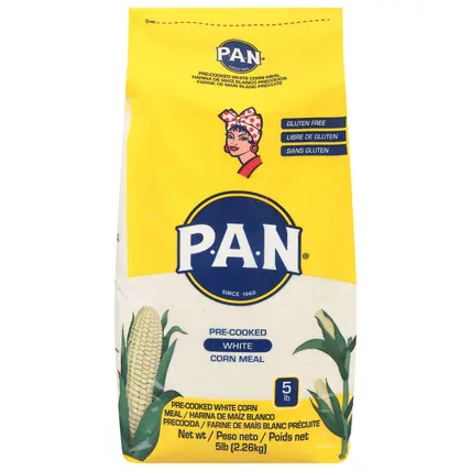 P.A.N. White Pre-Cooked Corn Meal 5 lb