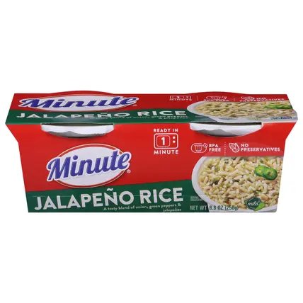 Minute Mild Jalapeno Rice 8.8 oz