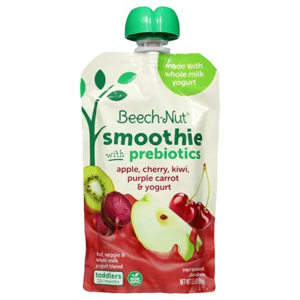 Toddlers (12+ Months) Apple, Cherry, Kiwi, Purple Carrot & Yogurt 3.5 oz