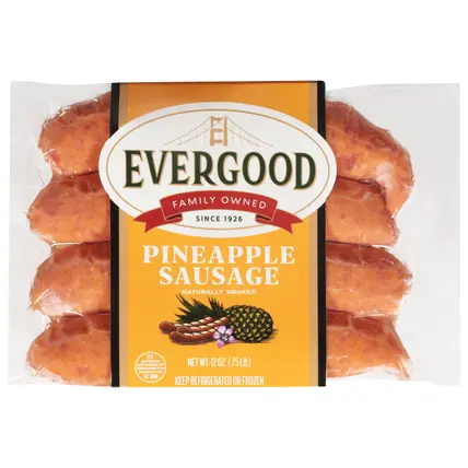 Evergood Pineapple Sausage 12 oz