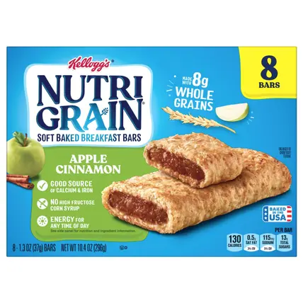 Nutri-Grain Apple Cinnamon Soft Baked Breakfast Bars