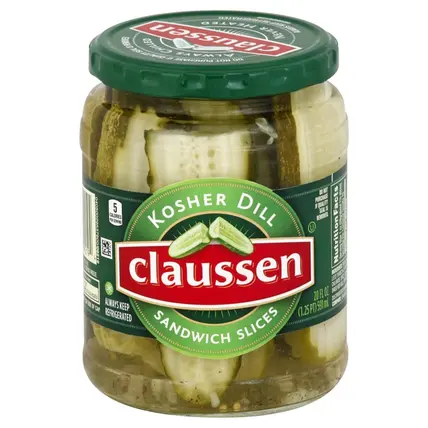 Kosher Dill Pickle Sandwich Slices